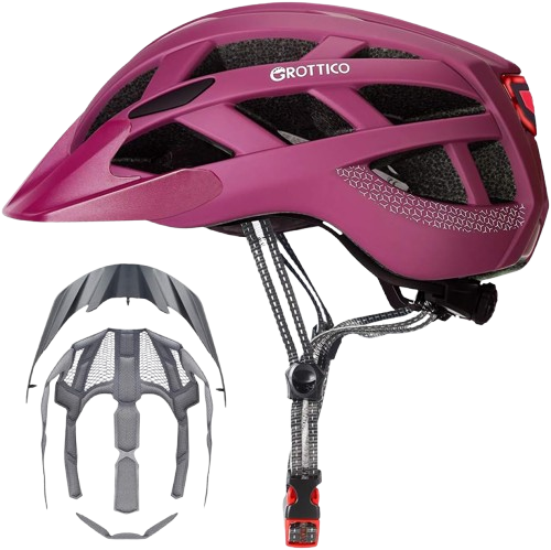 GROTTICO Adult Bike Helmet with Light