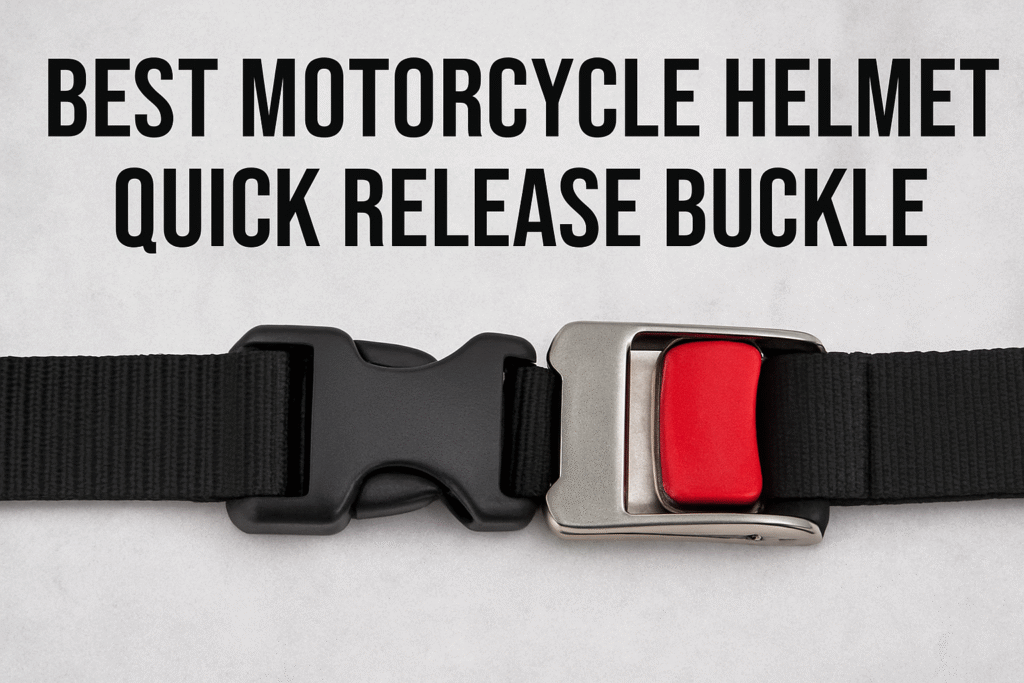 Best motorcycle helmet quick release buckle for secure and easy strap fastening