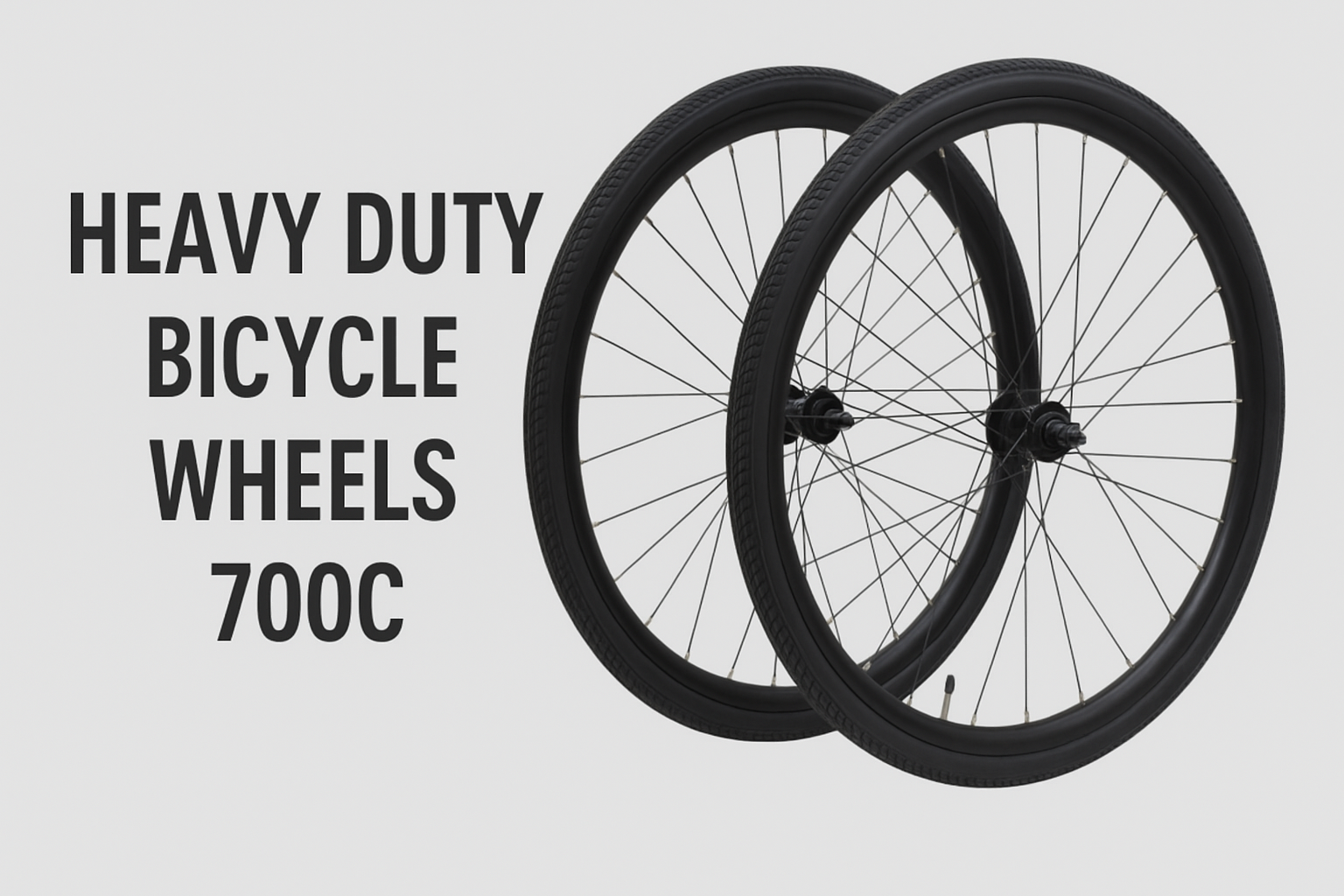 heavy duty bicycle wheels 700c for road and mountain bike riders