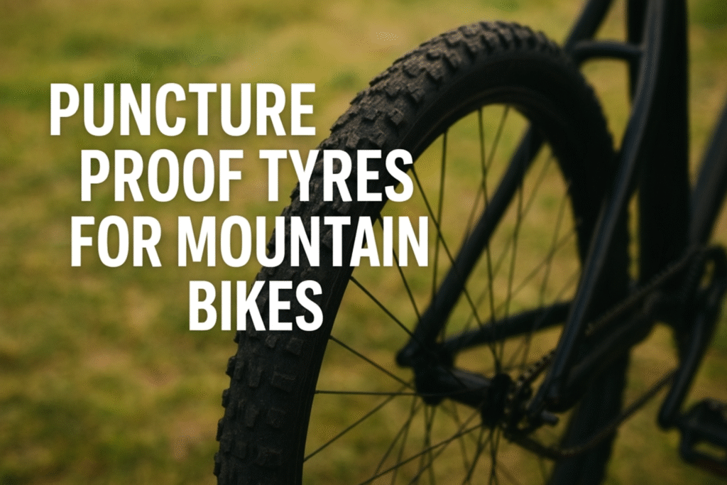 Puncture proof tyres for mountain bikes designed for rough trails and smooth performance